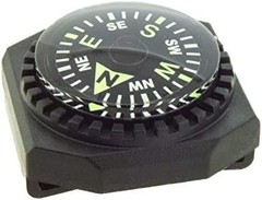 Sun Company Slip-On Wrist Compass – Easy-to-Read Compass for Watch Band or Parac