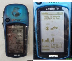 Garmine eTrex Legend Personal Navigator Blue w/ Accessories