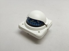 Marine Boat White Bracket & Suction Cups Adjustable Built-in Compensation System