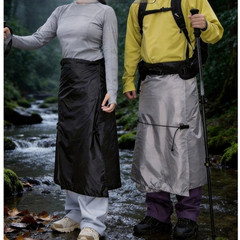 Waterproof Rain Skirt Breathable Semi-Open Design for Hiking Camping Travel