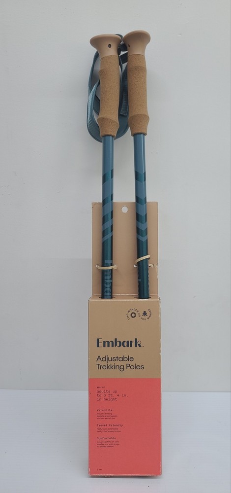 Embark Durable 54″ Aluminum Hiking Trekking Pole Adjustable Length