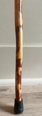 37 inch Whistle Creek Wooden Hiking Stick ~ Wood Walking Cane