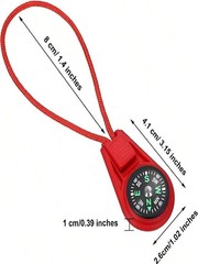 4pc Pcs Mini Compass Keychain Multi-Color Outdoor Hiking Pocket Compass for Kids