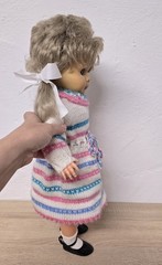 Doll Vinyl Doll HL Hans Leder Doll 48cm Sleep Eyes Vintage