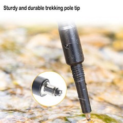 106CM Tactical Trekking Poles Walking Camping Hiking Survival Stick Adjustable