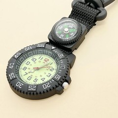 Wristwatch with for Men, Sports Watch with Carabiner, Waterproof, Glows in D…