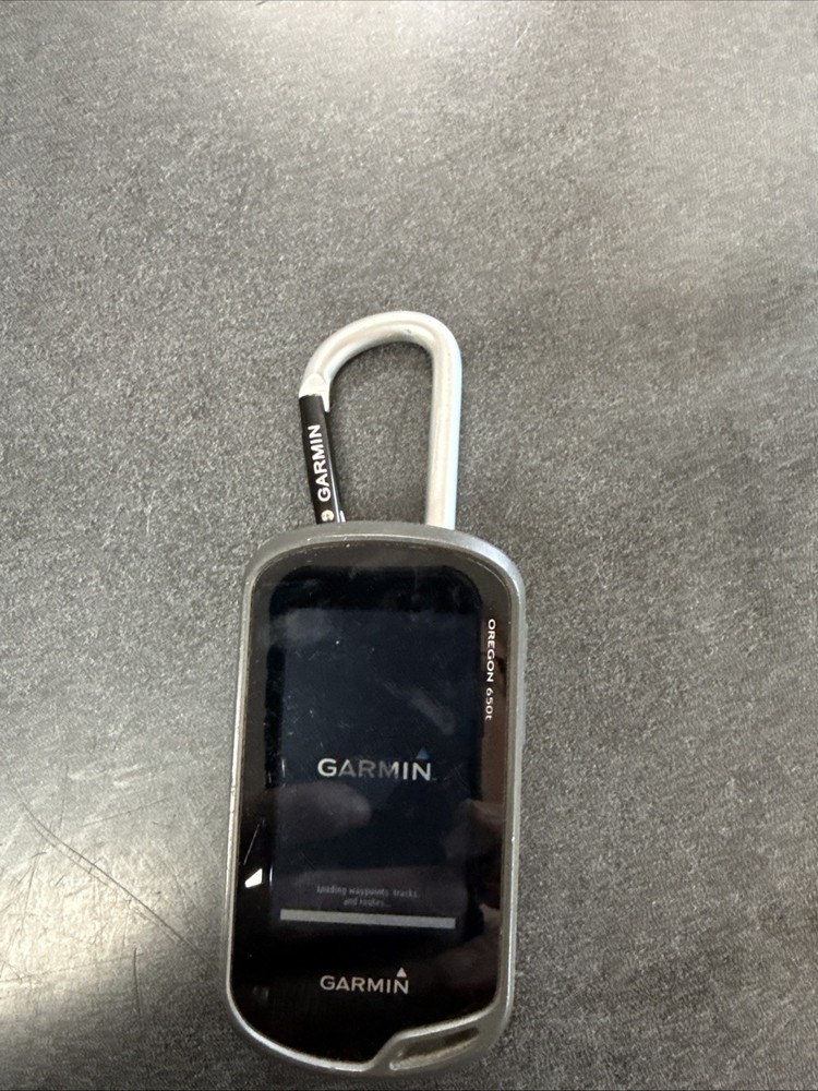 Garmin Oregon 650t Handheld Hiking GPS Black Plastic Outdoor Navigation Unit