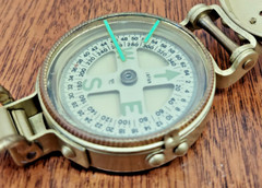 VTG W.F.S Engineers’ Lensatic Compass For Scouts Hunters Fisherman Campers