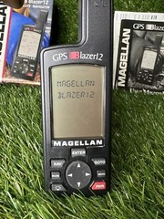 Magellan GPS Blazer 12 Satellite Navigator With Manual Outdoors Hiking Tested
