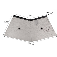 Lightweight Rain Skirt 136g 156g for Backpacking For Hiking Camping Travel Use