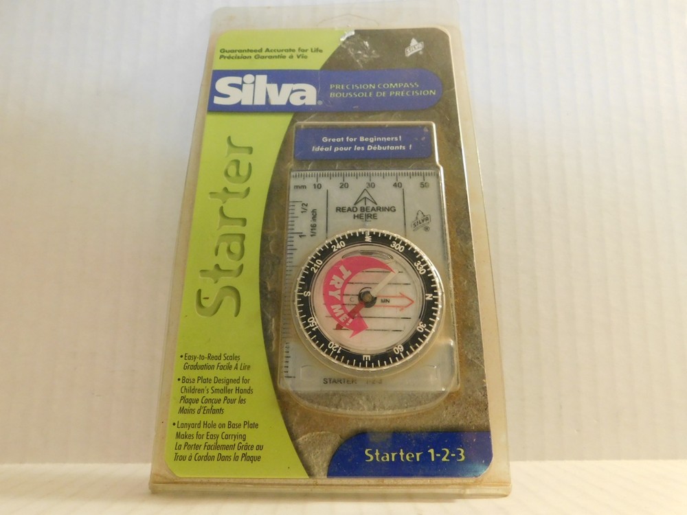 Silva Starter 1-2-3 Precision Compass 2801290 Johnson Outdoor Series ~ Hiking