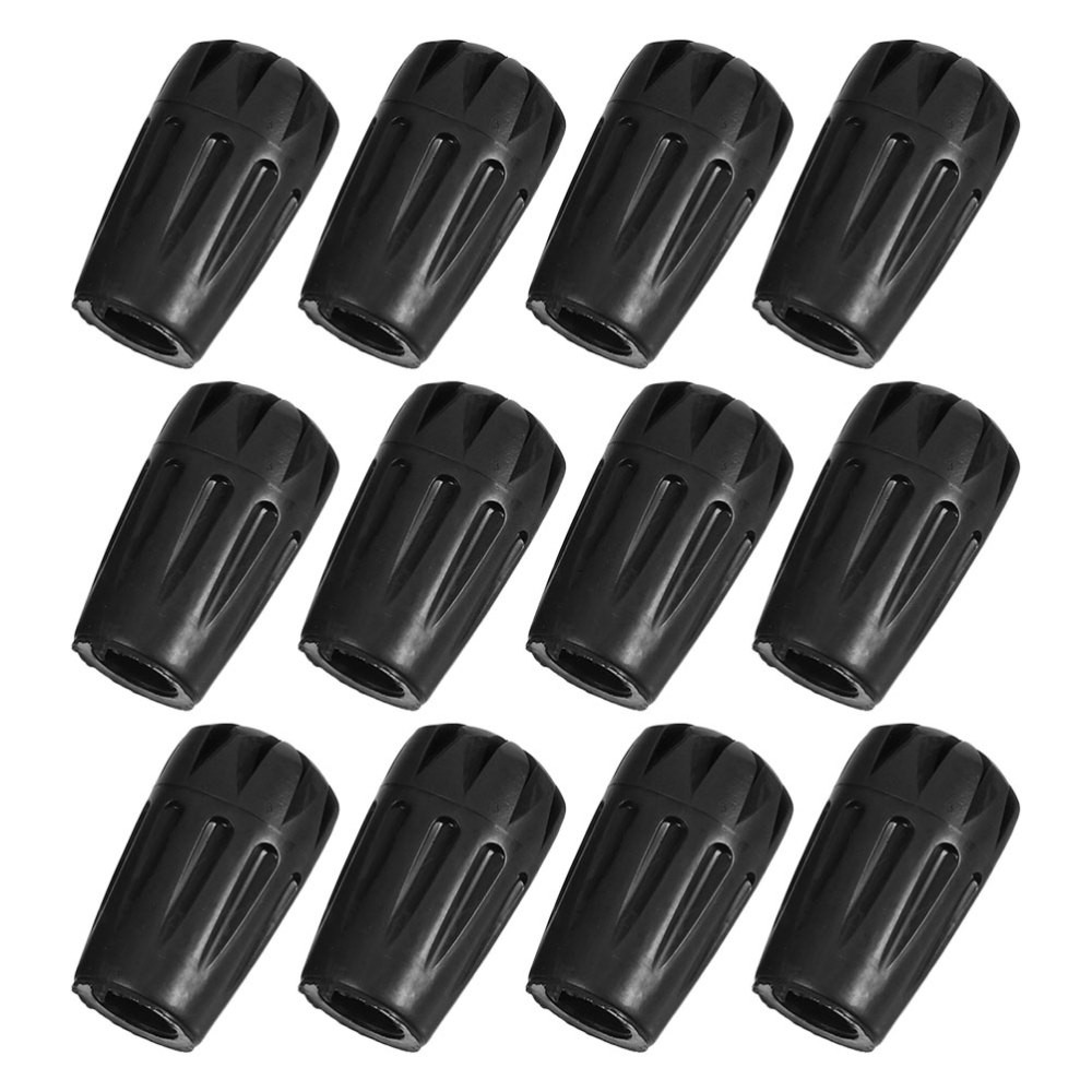 12 Pcs Trekking Pole Accessories Walking Stick Tips Non Slip End for Sticks