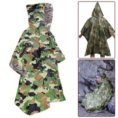 Camo Waterproof Raincoat for Motorcycle Riders and Outdoor Enthusiasts