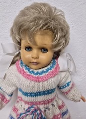 Doll Vinyl Doll HL Hans Leder Doll 48cm Sleep Eyes Vintage