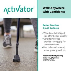 Urban Poling ACTIVATOR® Walking Poles for Balance and Rehabilitation – 1 Pair –