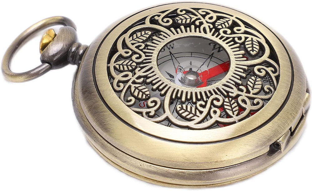 Compass Hiking Durable Shockproof Waterproof Brass Camping Tool Metal