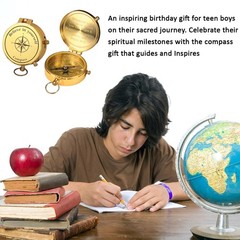Valentines Inspirational Compass Gift For Teen Boy Son Boyfriend Men Gift