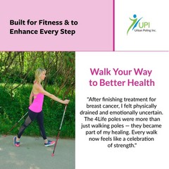 Urban Poling – Urban Poles 4Life – Lightweight, Aluminum Nordic Walking Sticks