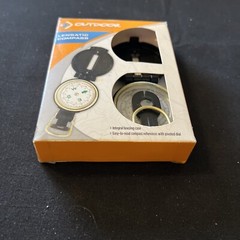 Outdoor Products Travel Gear Lensatic Compass Hunting Camping Hiking Fishing NOB
