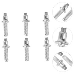 6 Pack Trekking Pole Tips Replacement Heavy Duty Universal Tungsten Steel End