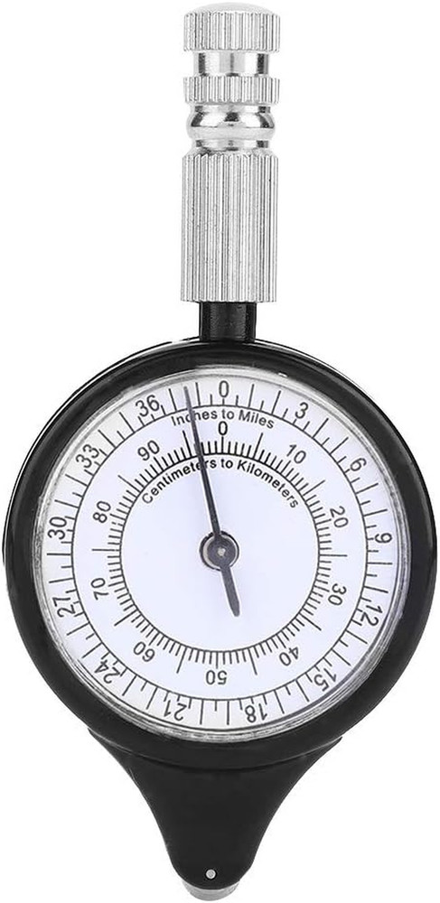 Measurer, Outdoor Map Measurer Distance Caculator, Metal Wheel, Map Measuring fo