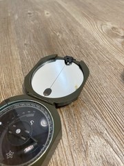 M2 Brunton Pocket Transit Compass & US Army Corps Wrist Compass US Military