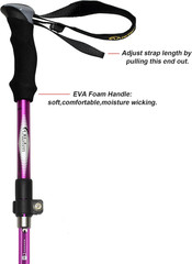 Collapsible Ultralight Aluminum Hiking Trekking Pole for Men Women