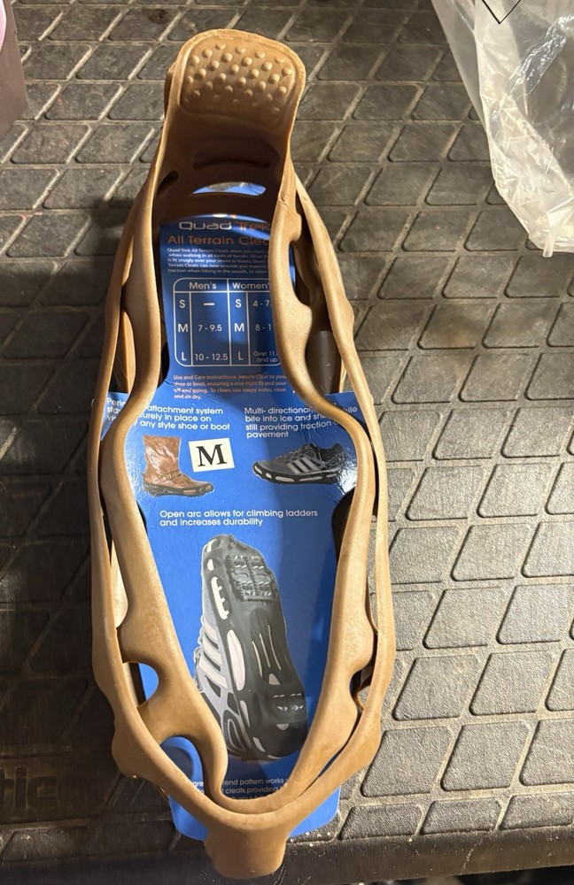 Quadtrek All Terrain Cleats Size Medium *New Unused
