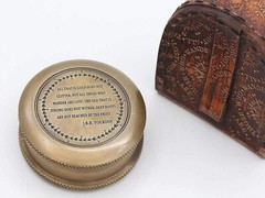 RII Pocket Brass Compass, Nautical Navy Compass for Camping, Travelling, Hiking,