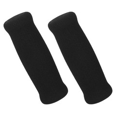 2Pcs Reusable Black Sponge Crutch Handle Grips Comfortable Non Slip Durable