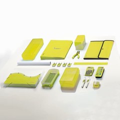 Square Flap Document Holder Expanding File Folder, A4 Letter Size 1 Green