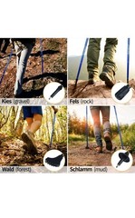 Covacure Professional ***NEW IN BOX*** Black Trekking Poles Hiking Walking Poles