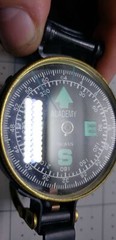 Engineer Academy Lensatic Compass Black Brass, Hiking, Camping, Vintage MCM