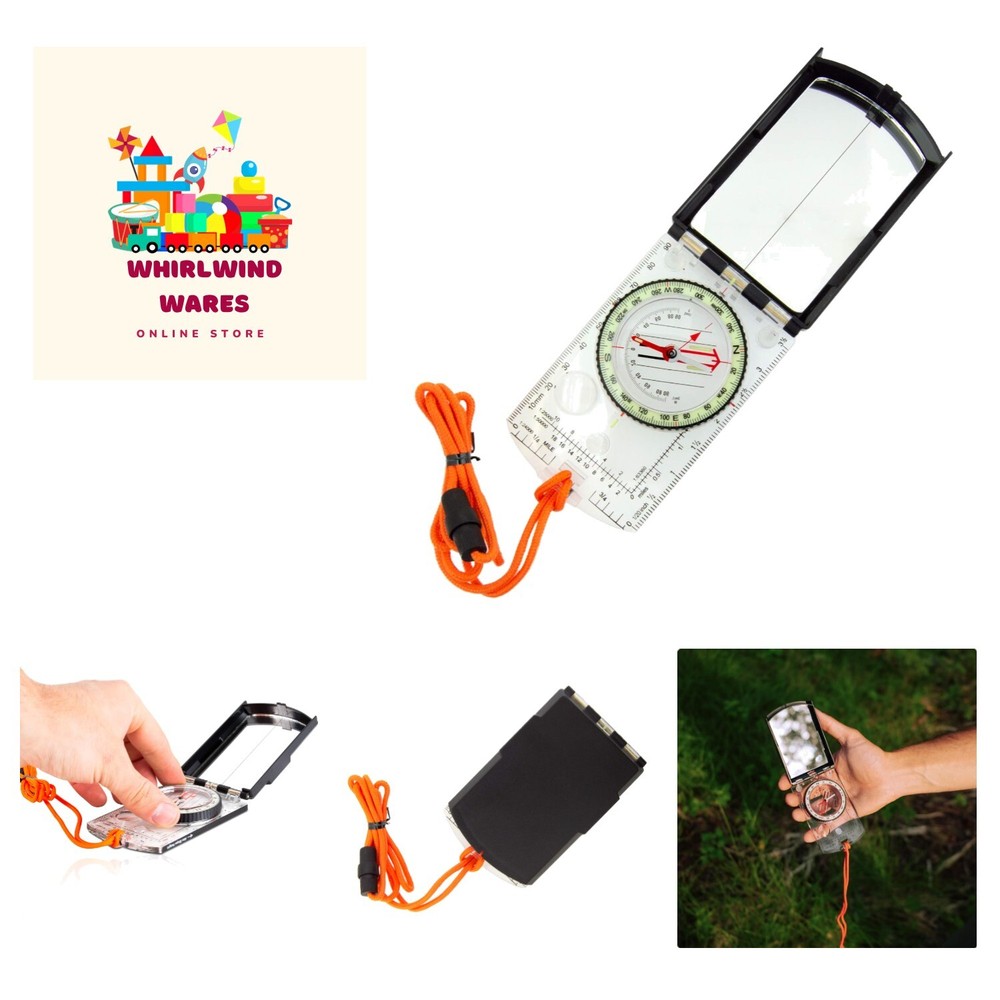 ProSight Sighting Map Compass with Adjustable Declination – Lightweight Orien…