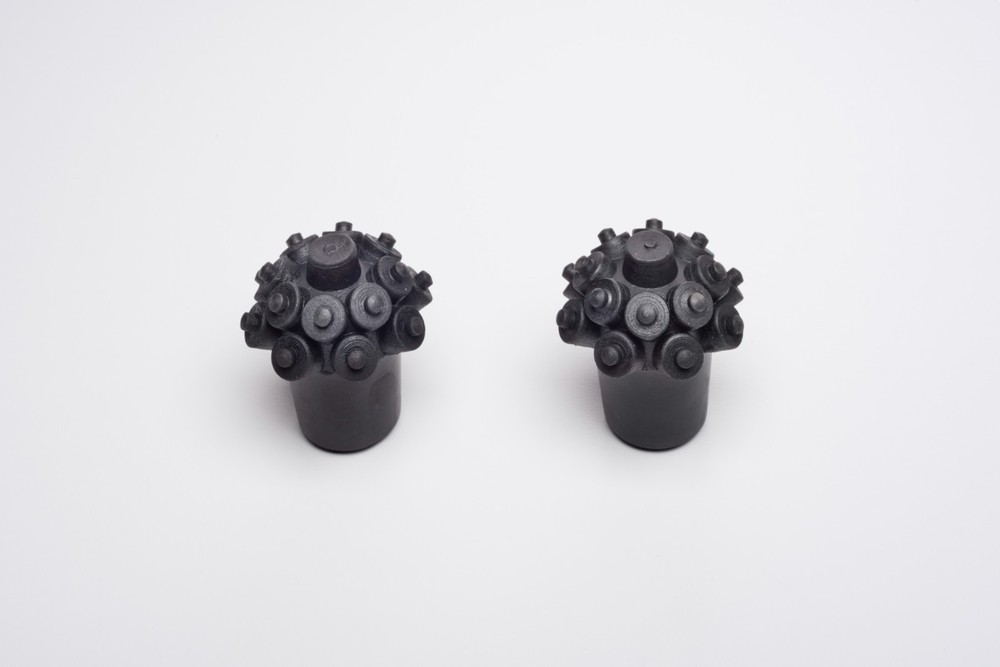 Pair of Extended Wear Vulcanized Rubber Tips for Trekking Poles