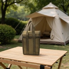 Camping Gear Storage Bag for Gas Cylinders 23x16x10cm 600D Oxford Lightweight