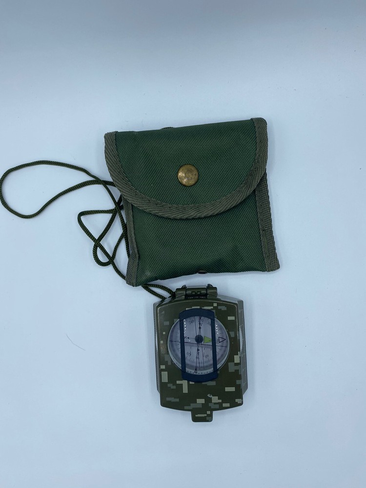 Portable Camping Compass Military Army Geology Lensatic Prismatic Compass