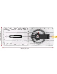 Orienteering Compass, Advanced Scouts Compass Multifunctional Foldable Camping