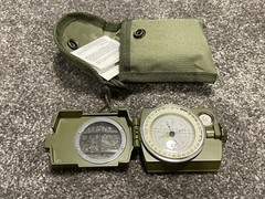 SE CC4580 Military Lensatic and Prismatic Sighting Survival Emergency Compass