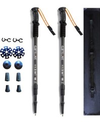 Walking Hiking Trail Stick Pair Of 2 Gateone Baochi Sticks