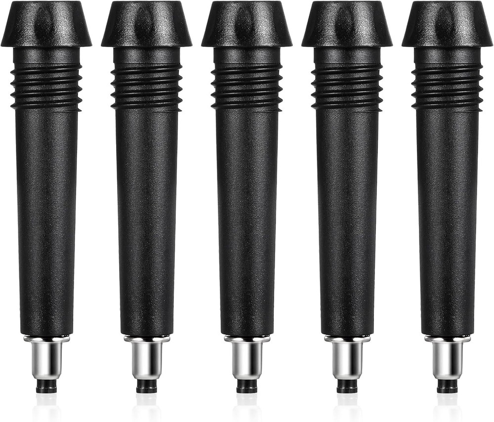 5 Pack Trekking Pole Carbide Tips Universal Hiking Rod End Tip Replacement Walki