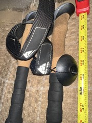 Ozark Trail Aluminum Adjustable Quick Lock Trekking Poles Cork Grip 2 Poles