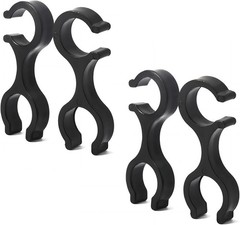 Trekking Pole Tips Set with Rubber Protectors for Hiking and Outdoor Activities