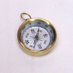 2″ POCKET BRASS COMPASS – COMPASS – SCOUT- HIKING – CAMPING