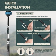 Hiking Stick,1PC Trekking Pole Collapsible Hiking Pole,Lightweight Folding