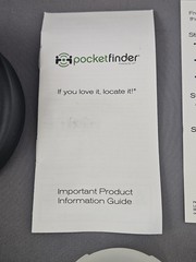 PocketFinder GPS Tracker Locator w/ Charging Base Charger 2 Silicone Cases Manua