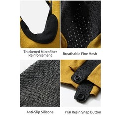 For Men’s Lightweight Merino Wool Gloves for Outdoor Activities All Season