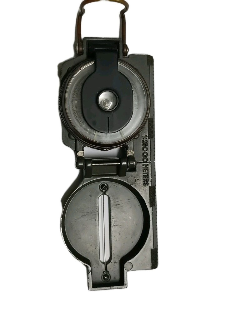 Military Lensatic Compass 1:25,000 Meter Scale Map Reading Navigation