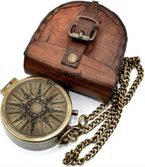 Military Compass for Hiking and Survival- Waterproof Brass Nautical Pocket Co…