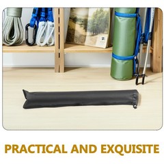 4Pcs Walking Stick Storage Bag Black Oxford Cloth Multipurpose Outdoor Use